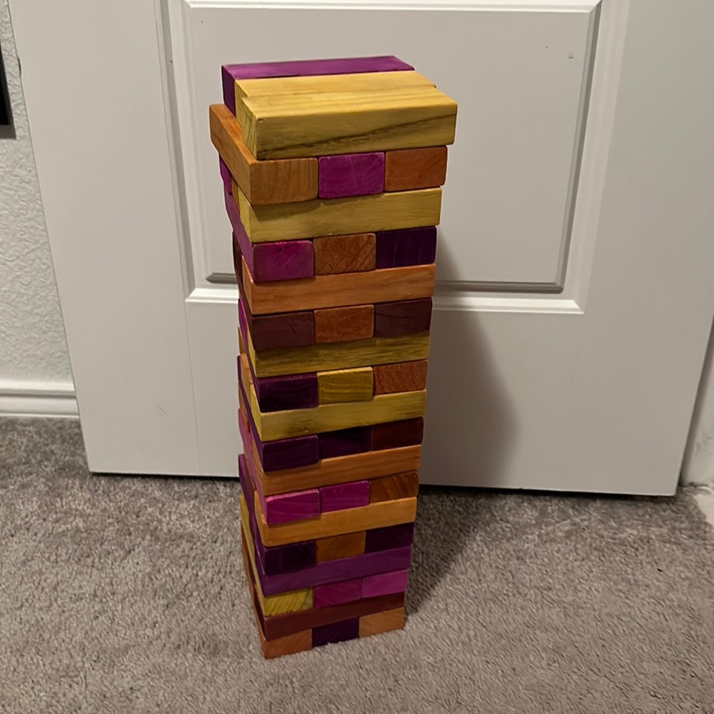 Large kid jenga game